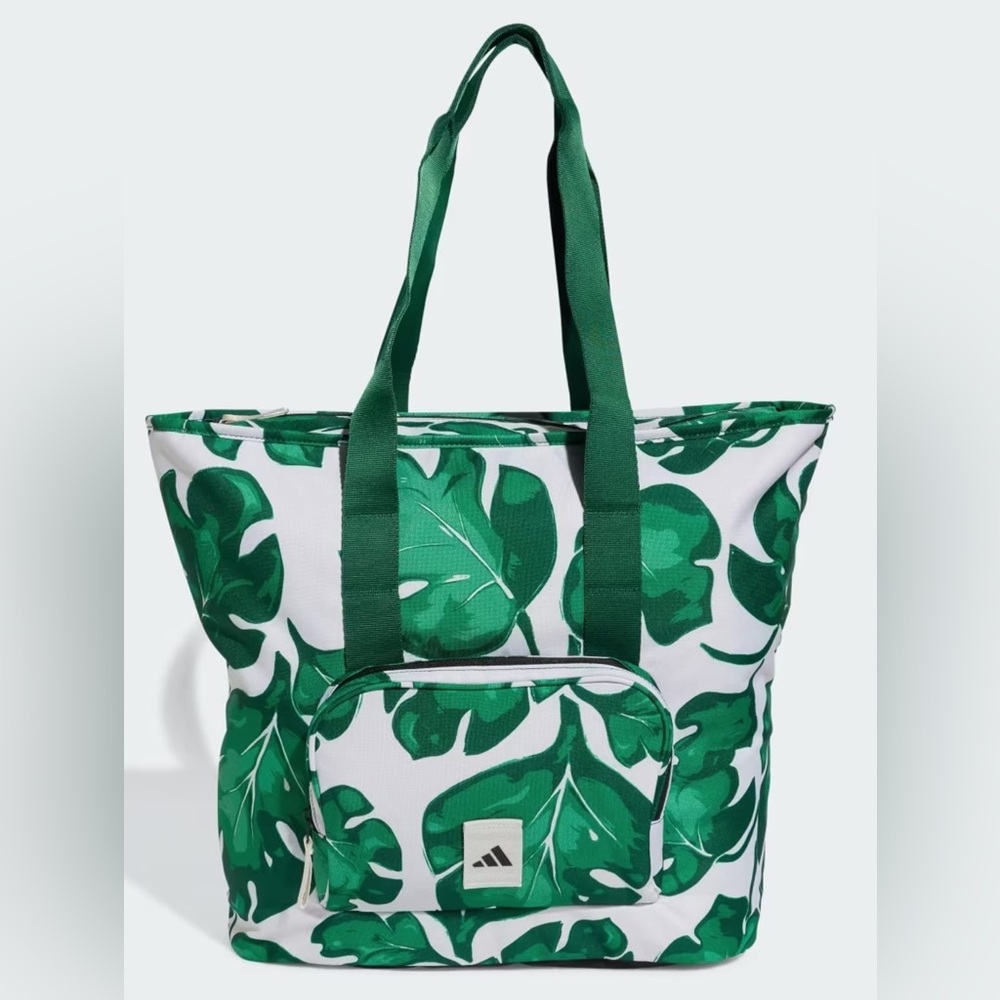 Adidas Tropical Green and White Tote Bag
